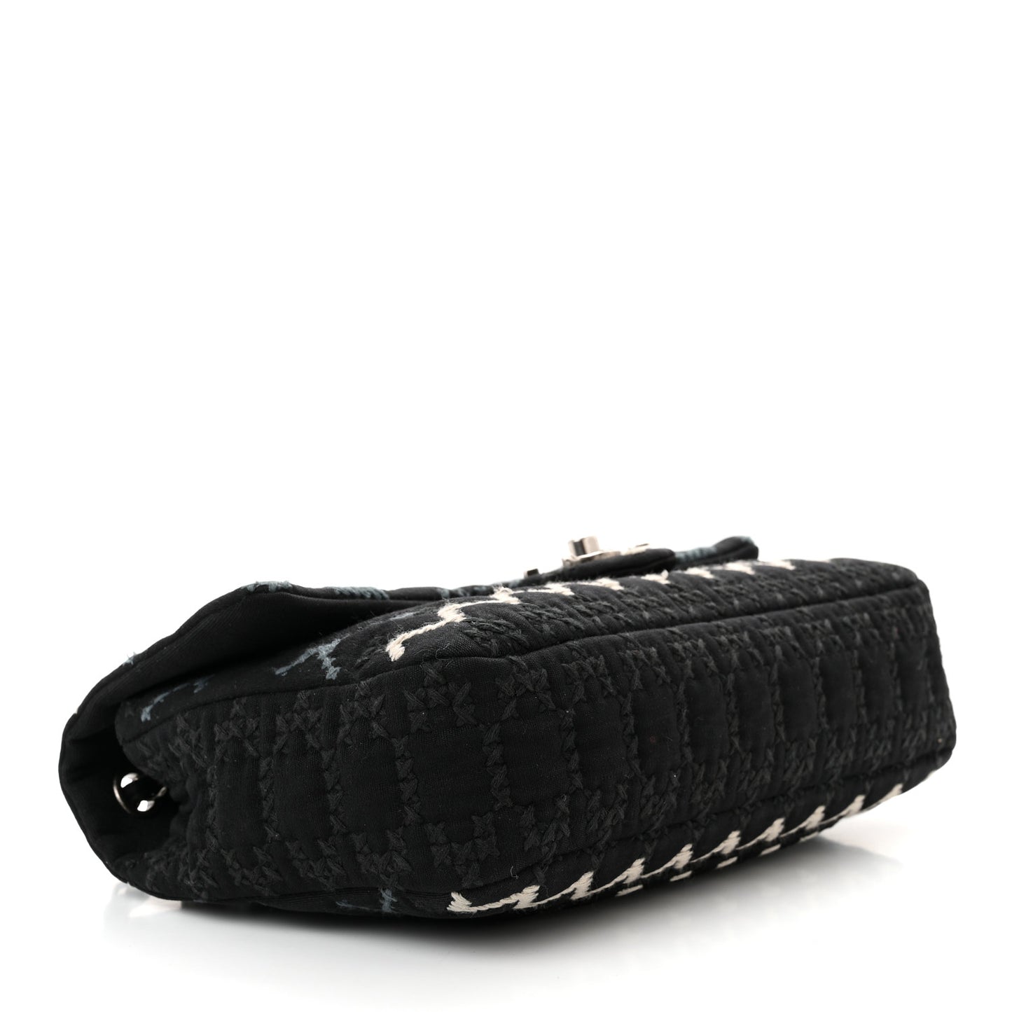 Jersey Embroidered Paris Dallas Flap Black