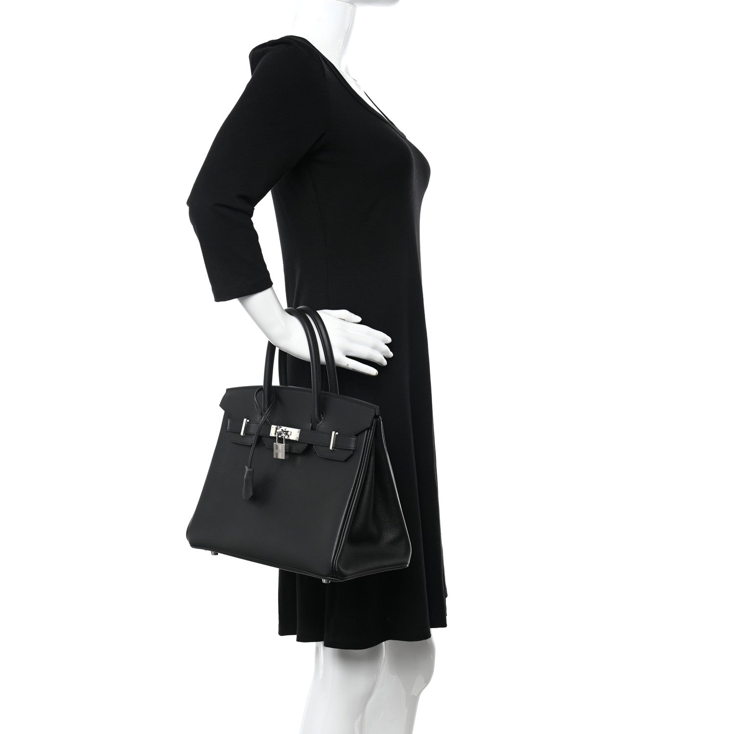 Hermes Epsom BIRKIN 30 Black 2 of 11