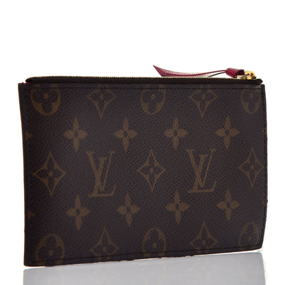 Louis Vuitton Monogram Felicie Chain Wallet Zippered Insert Fuchsia 3 of 6