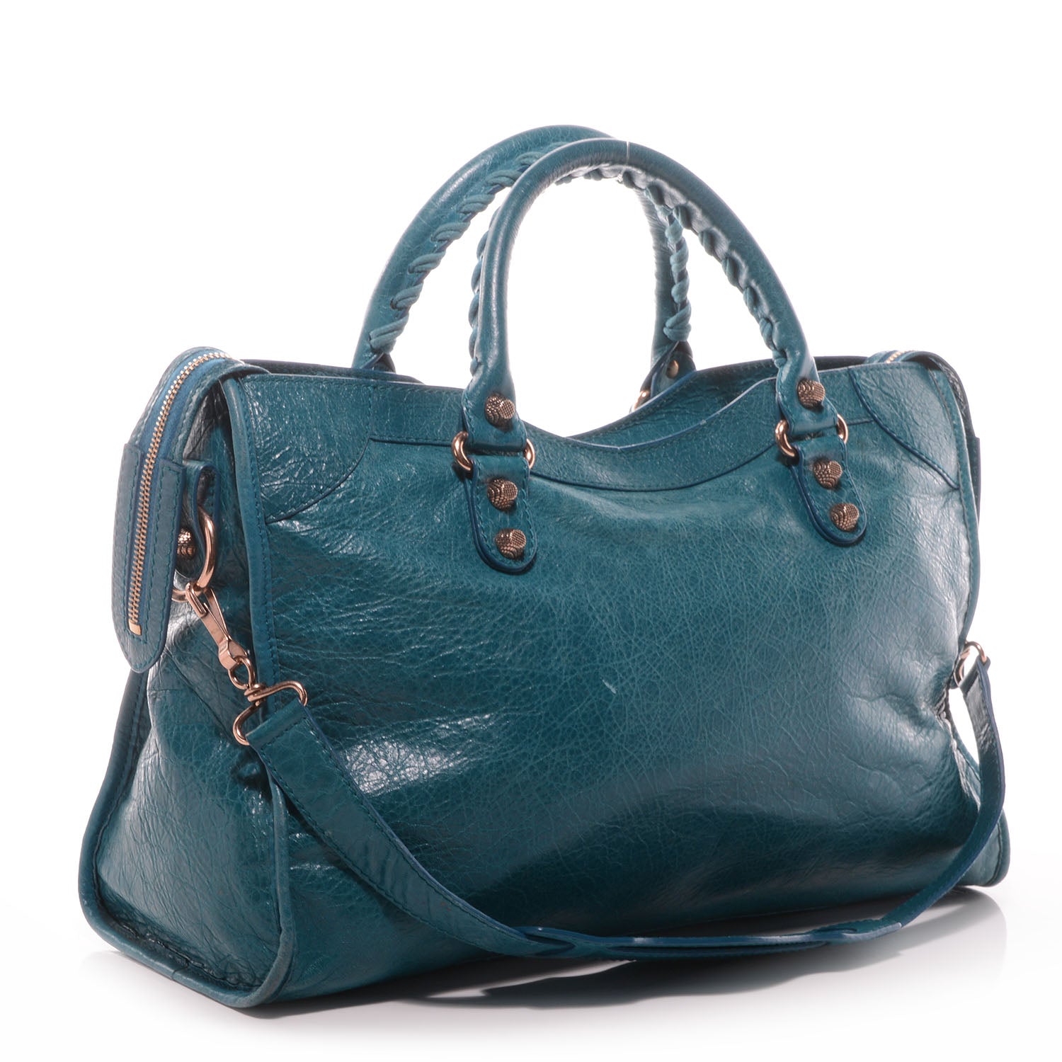 Balenciaga Agneau Giant 12 Rose Gold Hardware City Lagon 3 of 11