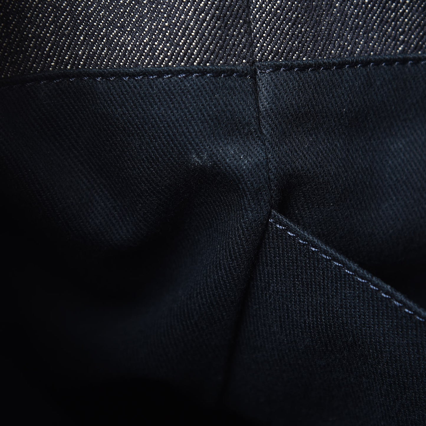 Denim Small Deauville Tote Dark Blue