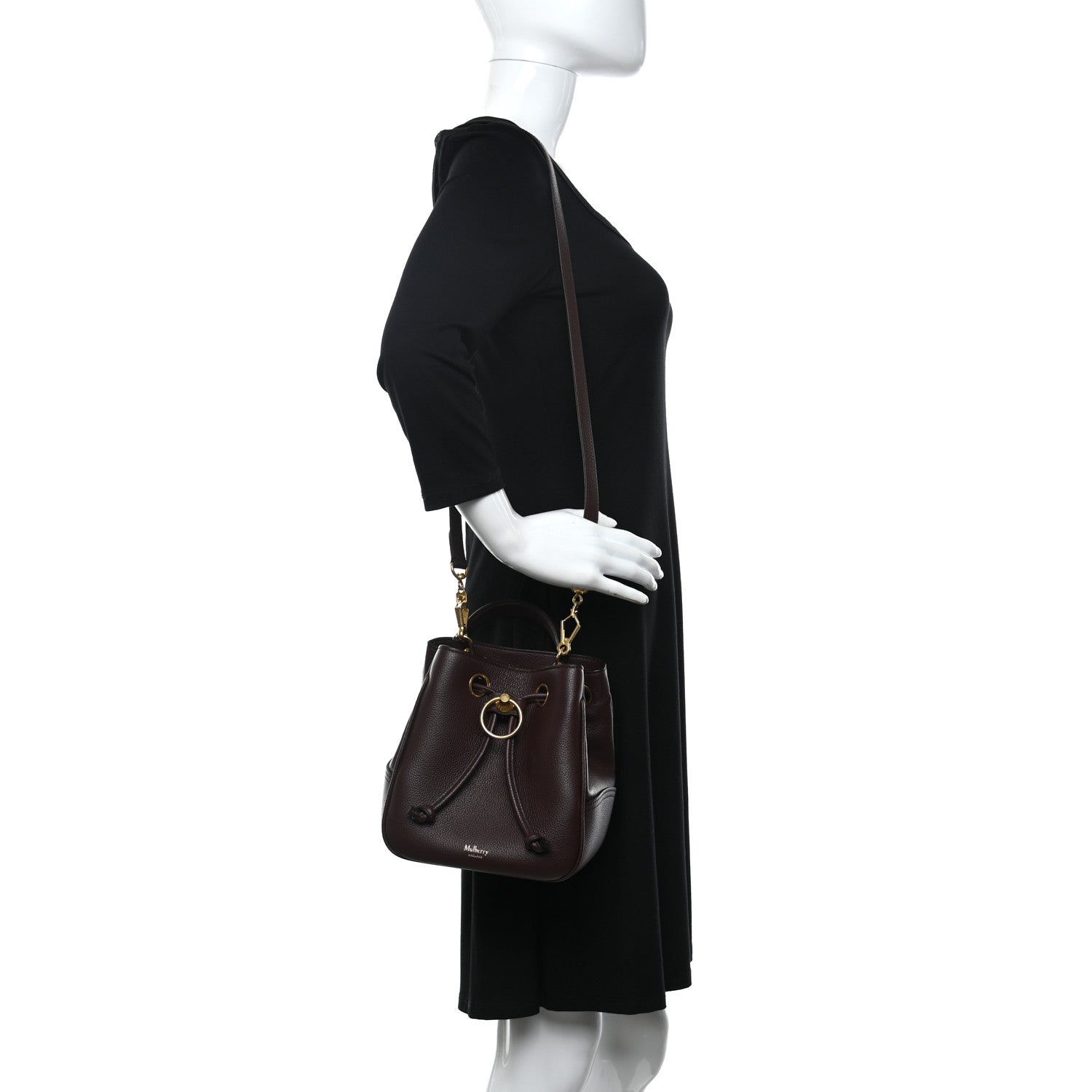 Mulberry Small Classic Grain Small Hampstead Oxblood 2 of 9