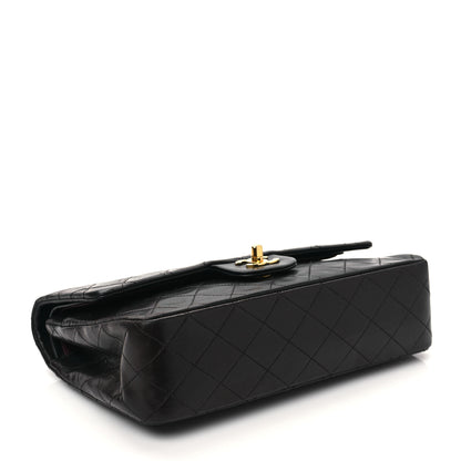 Chanel Lambskin Quilted Medium Double Flap Black 4 of 11