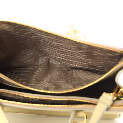Prada Saffiano Vernice Medium Galleria Double Zip Tote 5 of 19