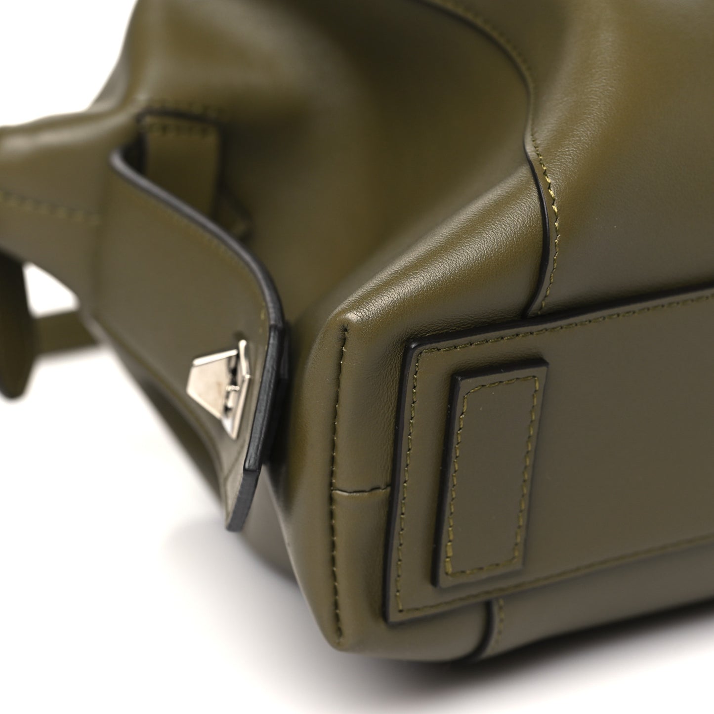 Smooth Calfskin Small Soft Antigona Dark Khaki