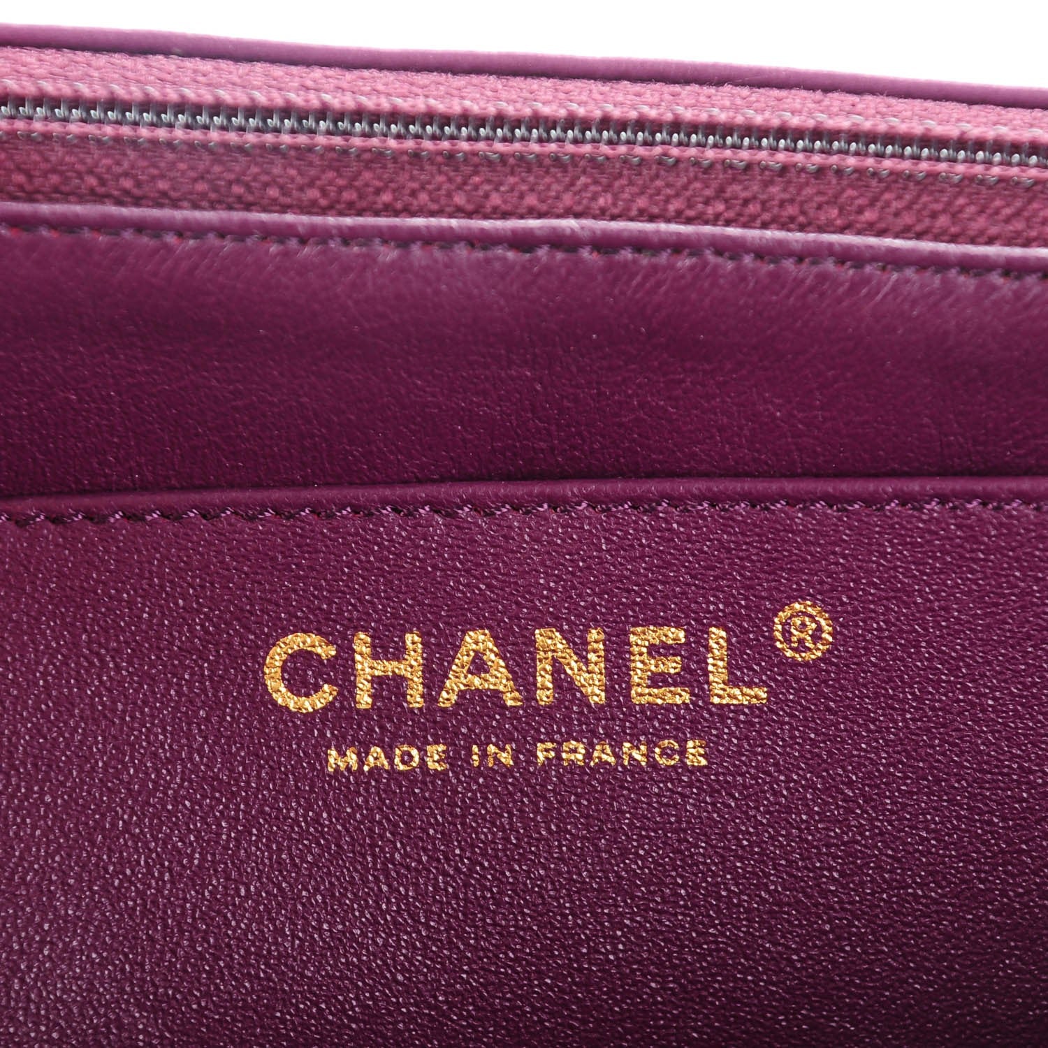 Chanel Washed Lambskin Quilted Maxi Single Flap Purple 6 of 8