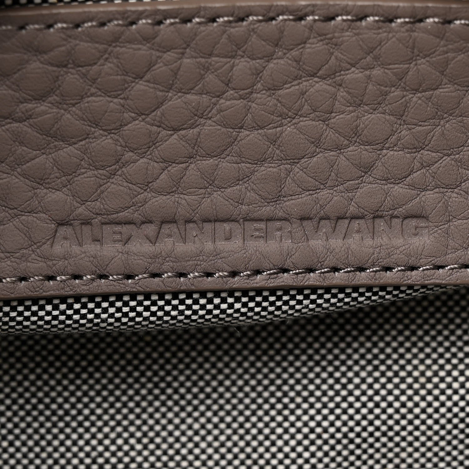 Alexander Wang ALEXANDER WANG Pebbled Lambskin Mini Rockie Mink Silver Hardware 6 of 11