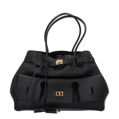 Balenciaga Smooth Calfskin Medium Bel Air Carry All Bag Black 1 of 10