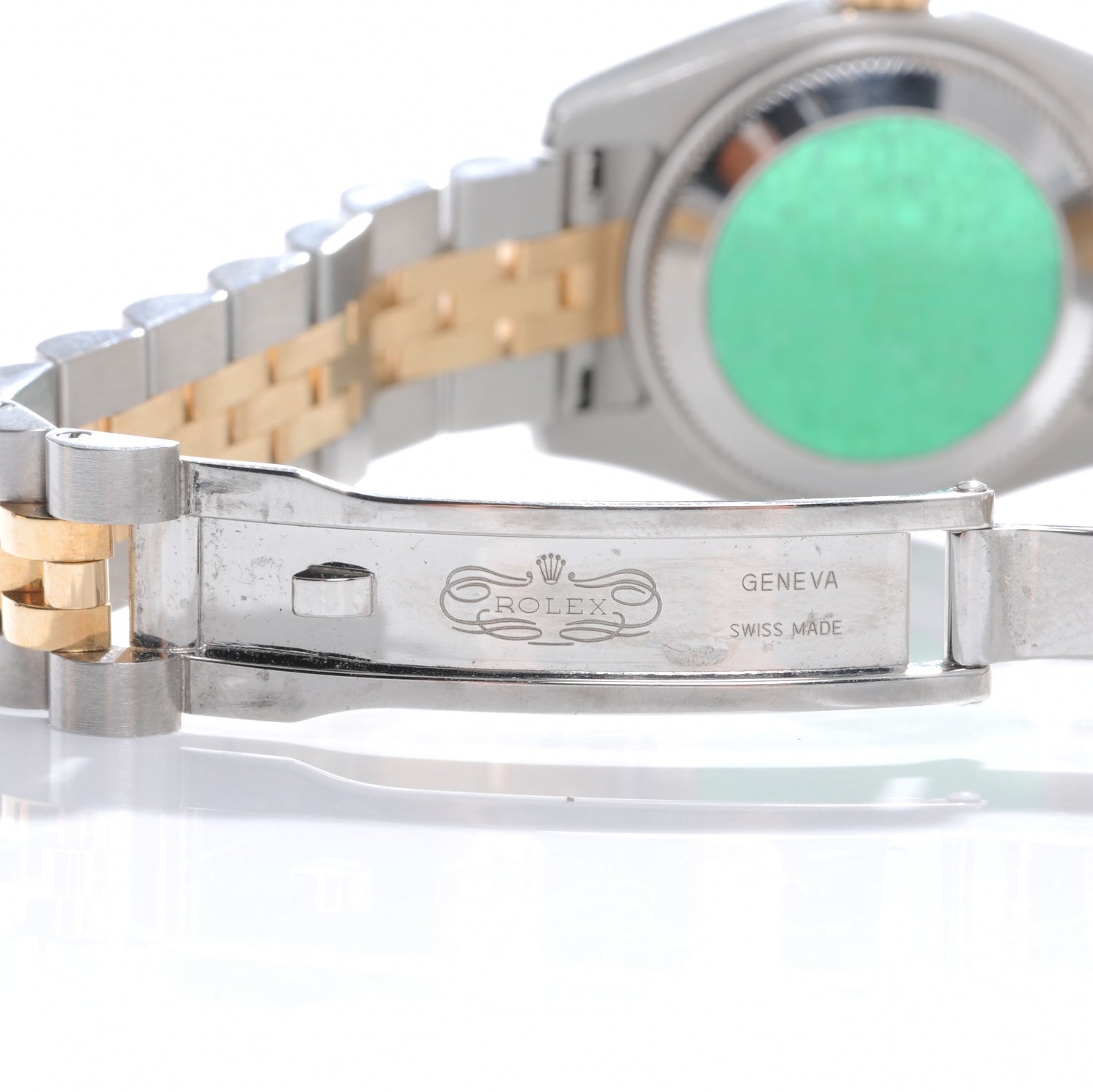 Rolex Ladies Stainless Steel 18k Diamond Oyster Perpetual Datejust Watch 5 of 6