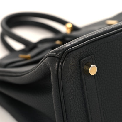 Hermes Togo Birkin 25 Black 8 of 14