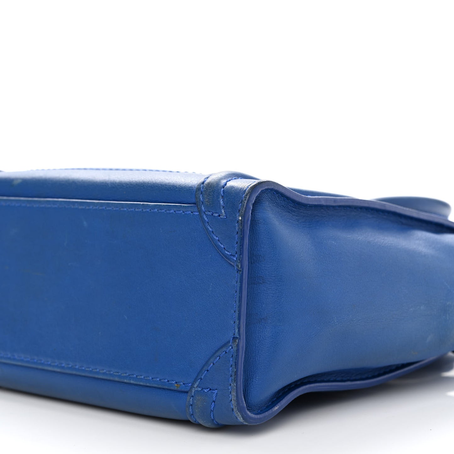 Smooth Calfskin Nano Luggage Royal Blue