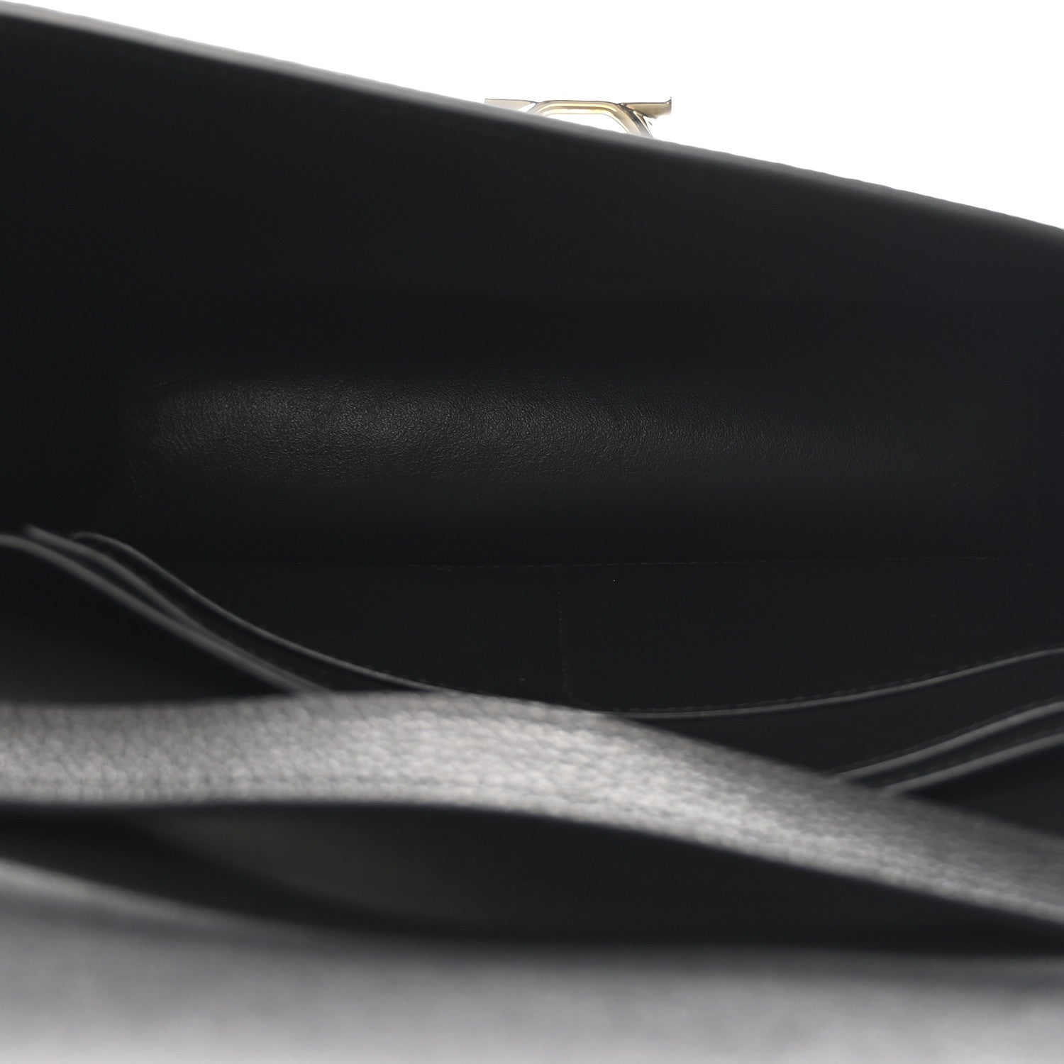 Salvatore Ferragamo Hammered Calfskin Round Gancini Crossbody Bag Black 5 of 9