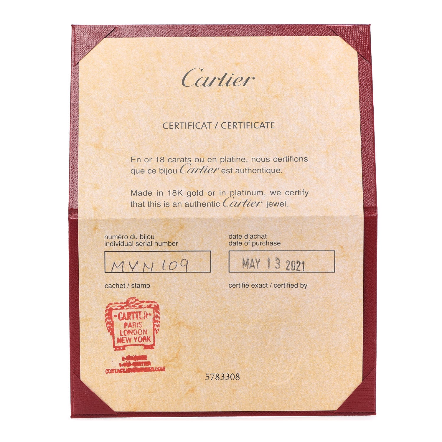 Cartier 18K Yellow Gold Small LOVE Bracelet 20 7 of 8