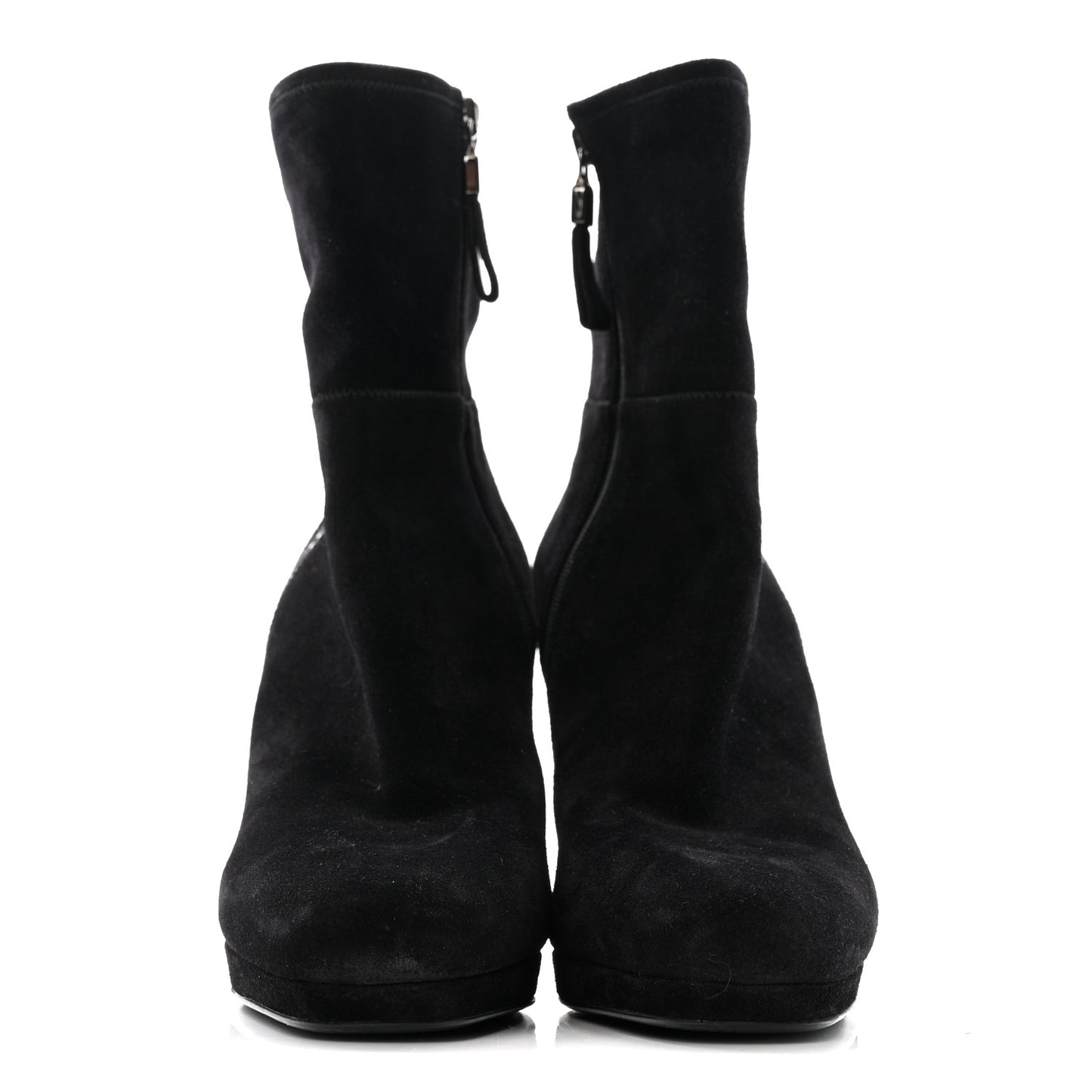Scamosciato Zip Boots 40 Black