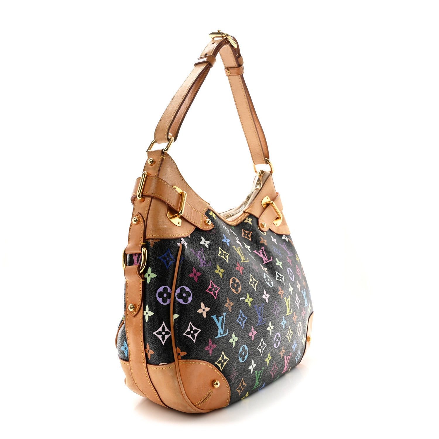 Louis Vuitton Monogram Multicolor Greta Black 3 of 11