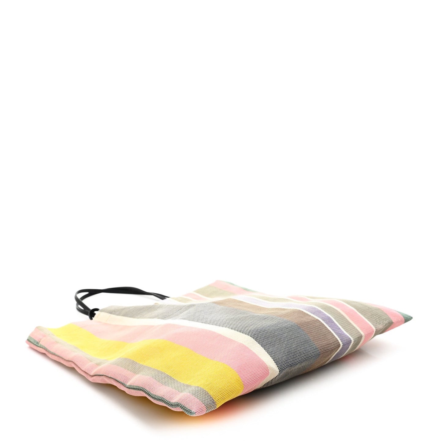 Mesh Saddle Calfskin Barn Mini Tote Bag Multicolor