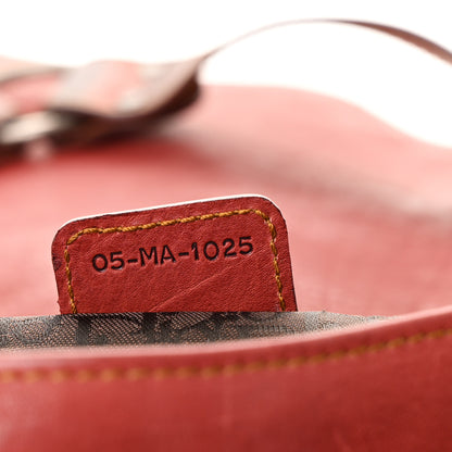Christian Dior Calfskin Medium Gaucho Double Saddle Bag Red 7 of 11