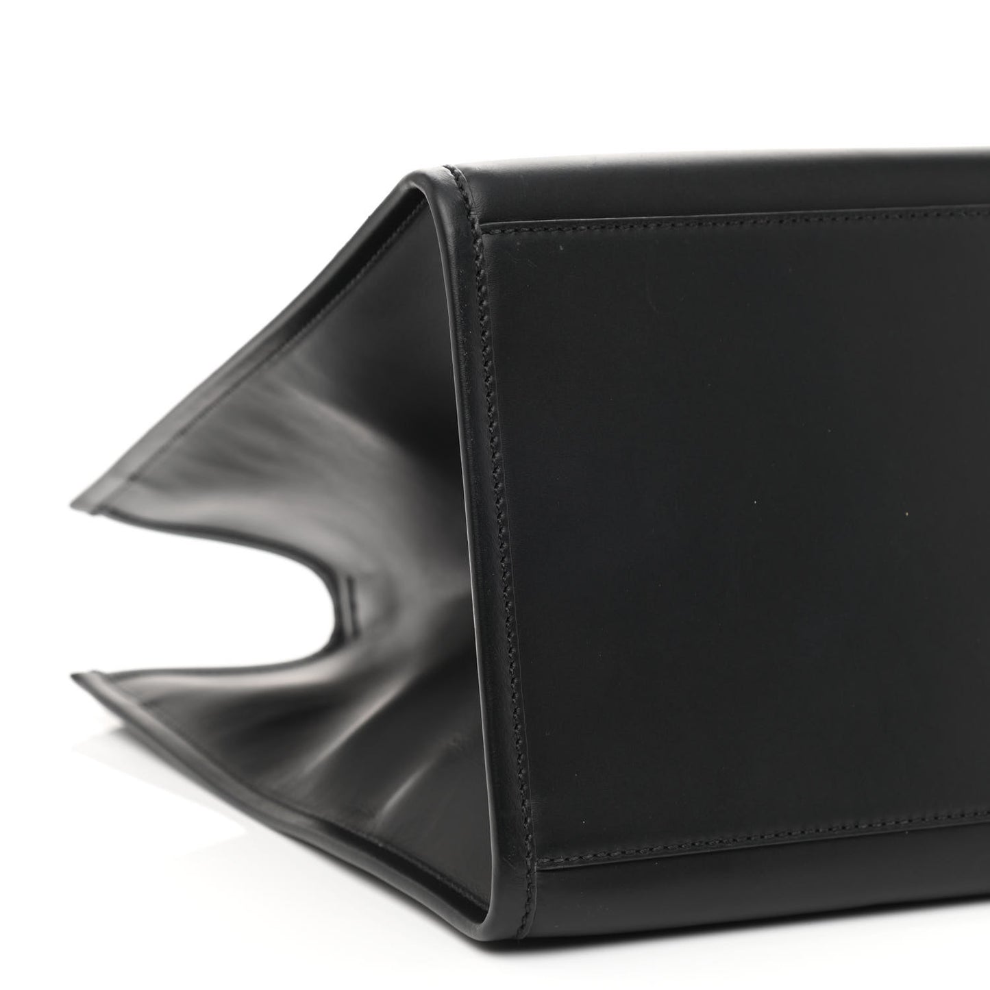 Vitello King Plexiglass Large Fendi Sunshine Shopper Tote Black