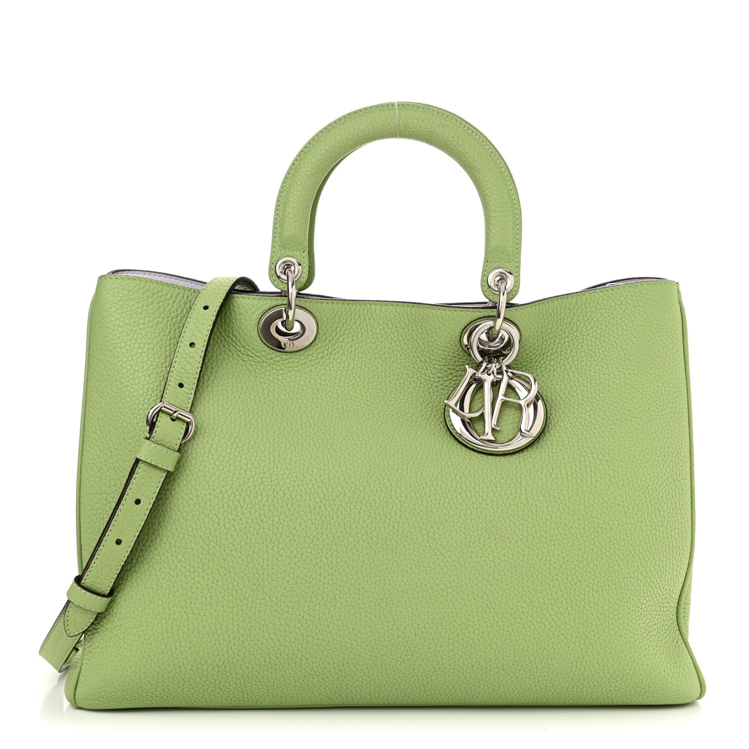Christian Dior Bullcalf Large Diorissimo Light Green 3 of 16