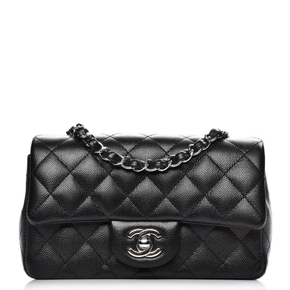 Chanel Caviar Quilted Mini Rectangular Flap Black 1 of 8