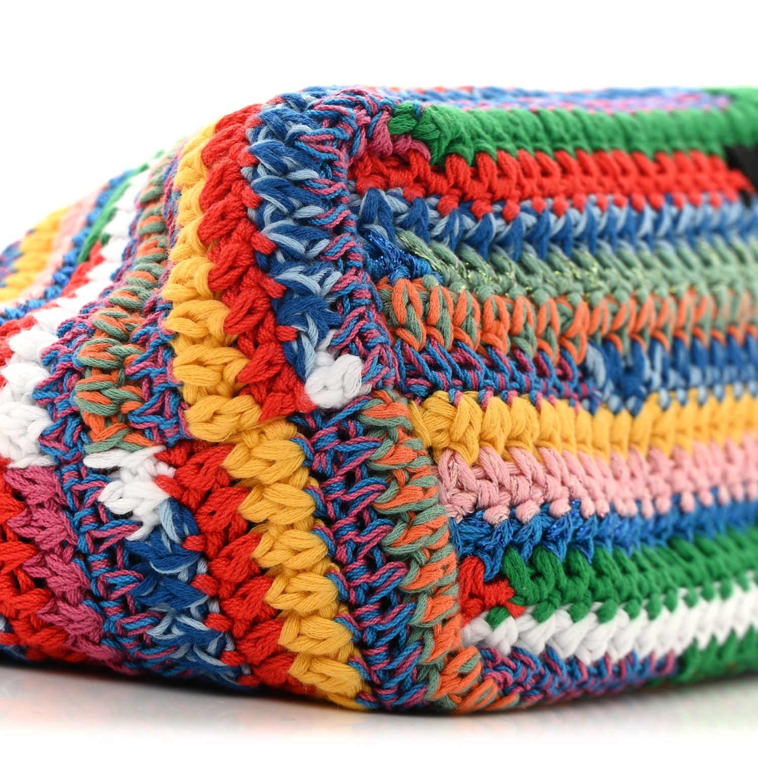 Miu Miu Fabric Crochet Pouch Multicolor Multicolor 8 of 10