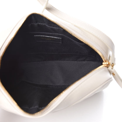 Saint Laurent Calfskin Matelasse Monogram Lou Camera Bag Washed Light Pink 5 of 9
