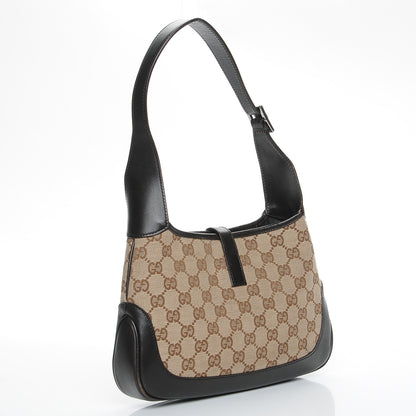 Gucci Monogram Web Small Jackie O Hobo Dark Brown 3 of 7