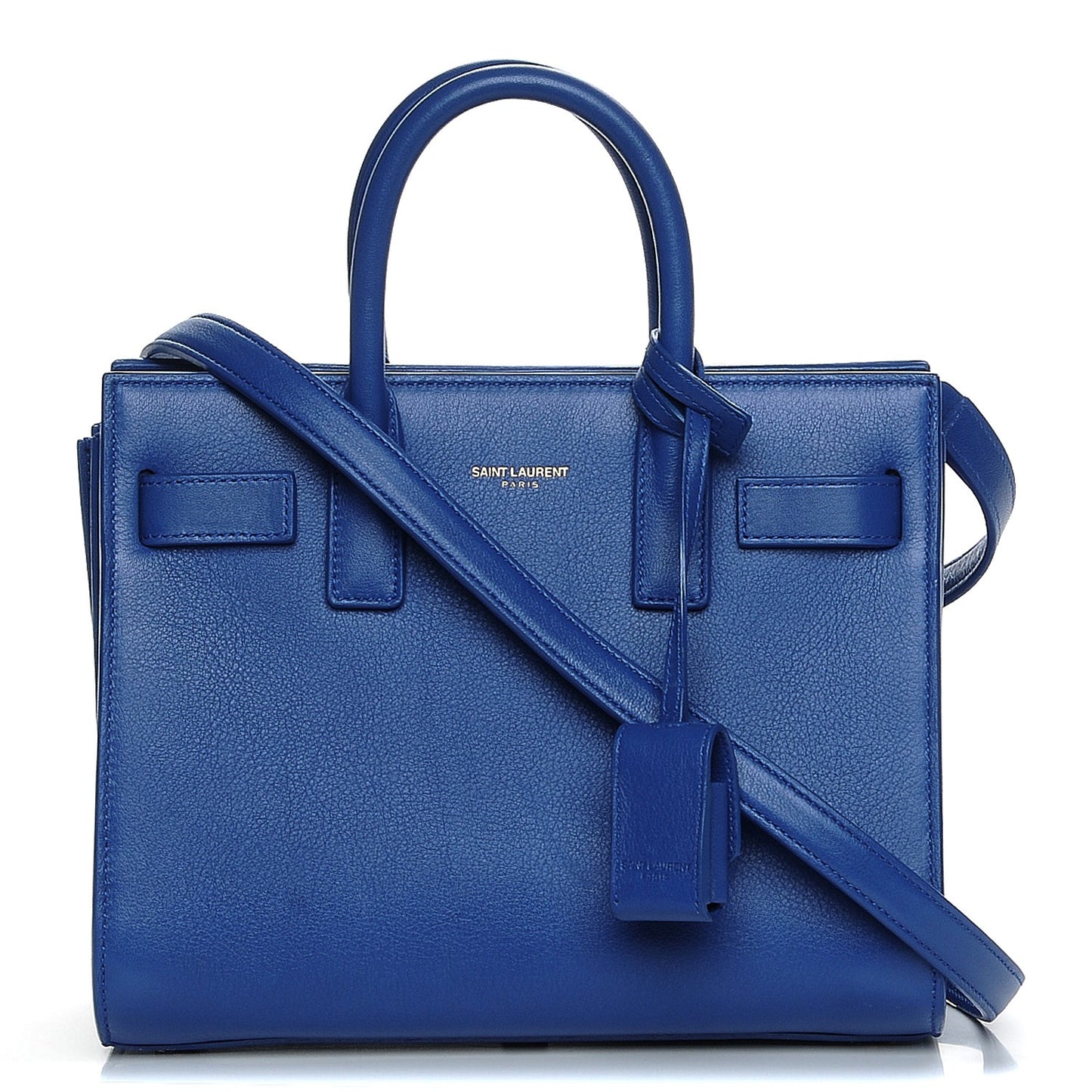 Calfskin Nano Sac De Jour Royal Blue