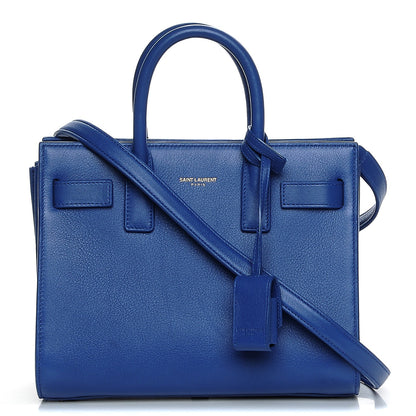 Saint Laurent Calfskin Nano Sac De Jour Royal Blue 1 of 7