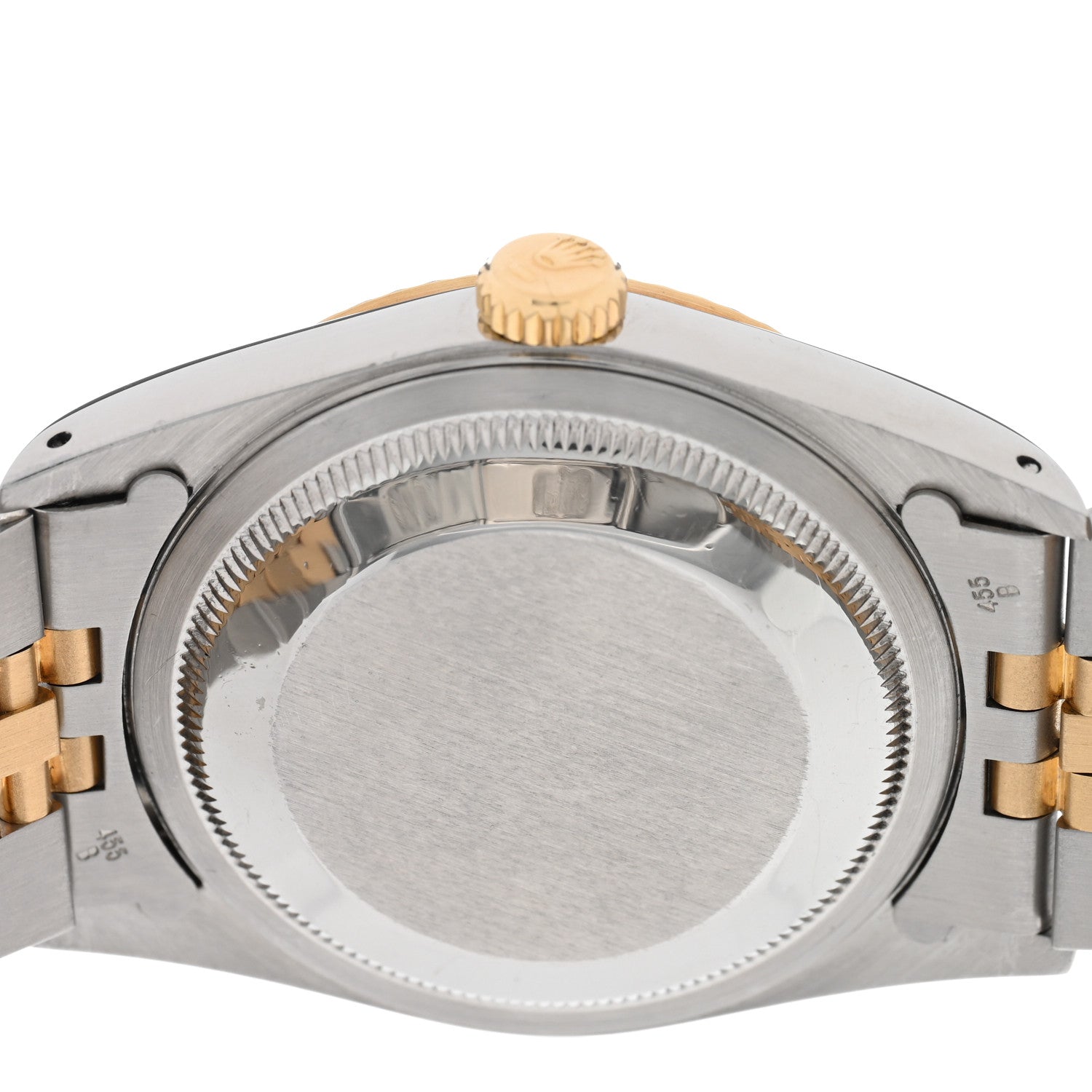 Rolex Stainless Steel 18K Yellow Gold Diamond 36mm Oyster Perpetual Datejust Watch Champagne 16233 4 of 5