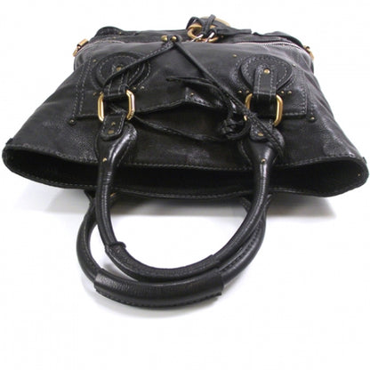 Chloe Leather Paddington Tote Noir 5 of 14