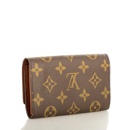 Louis Vuitton Monogram Porte-Monnaie Tresor Wallet 3 of 14