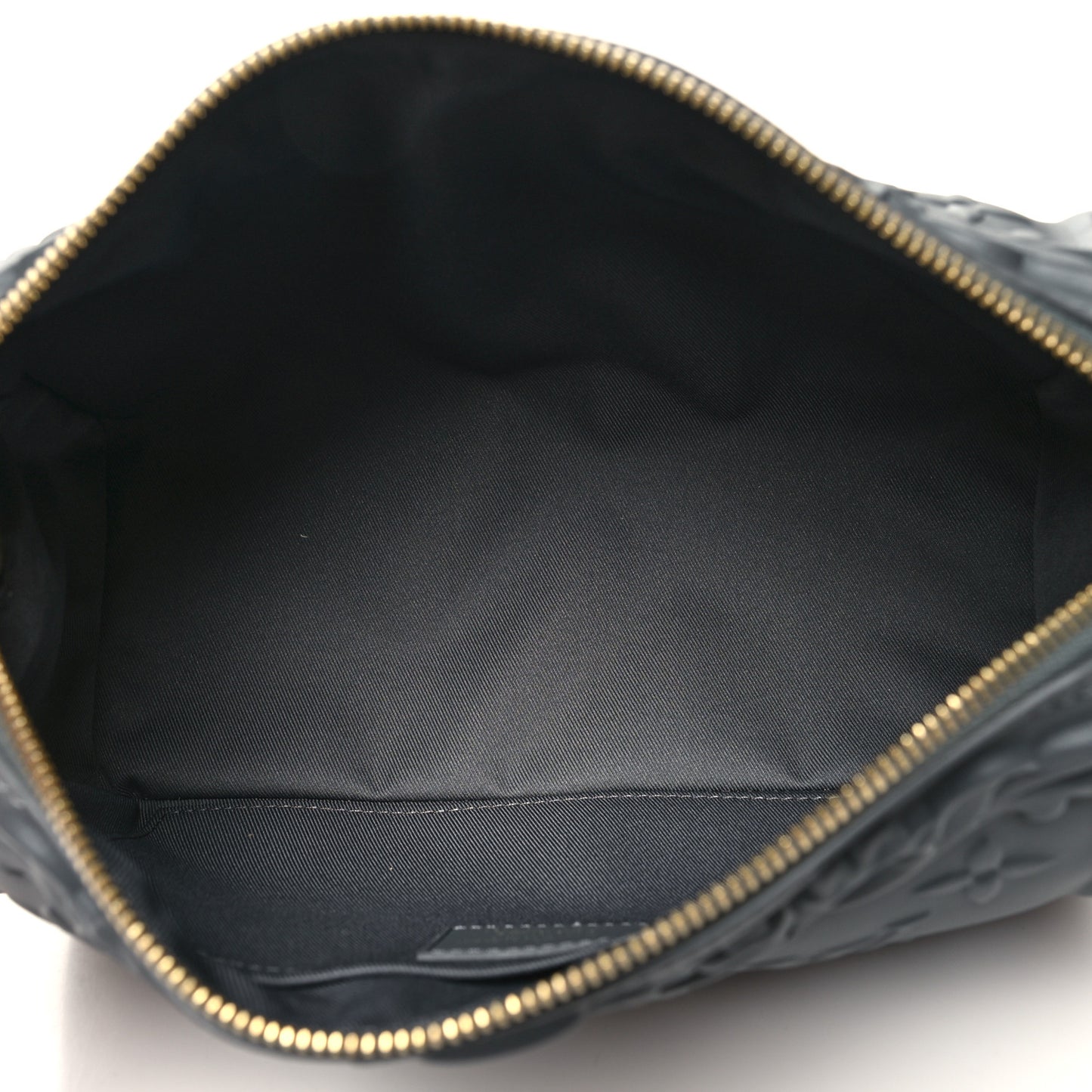Calfskin Debossed Monogram Versailles City Keepall Dark Shadow Grey