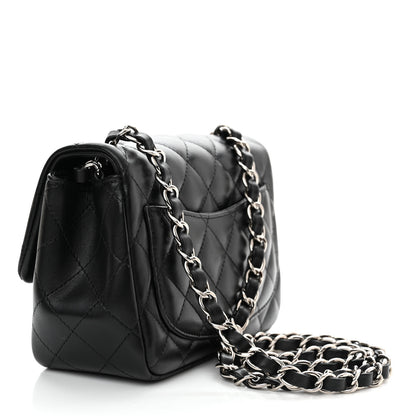 Chanel Lambskin Quilted Mini Square Flap Black 3 of 14