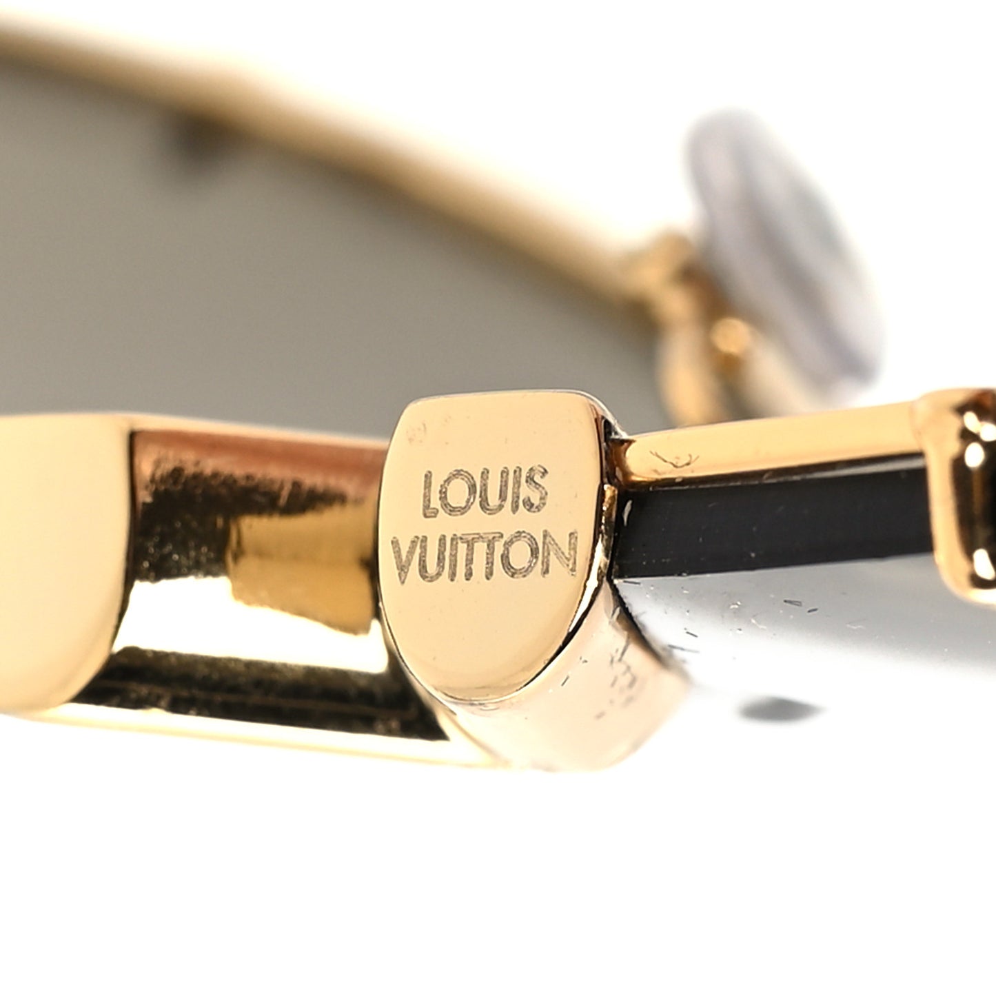 Metal LV Drive Sunglasses Z0897W Black Gold