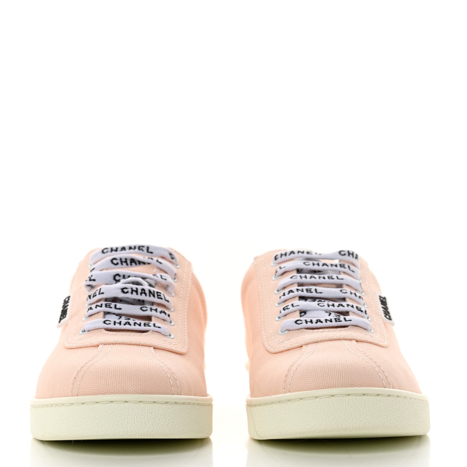 Chanel Canvas Womens Sneakers 40.5 Light Pink 2 of 10