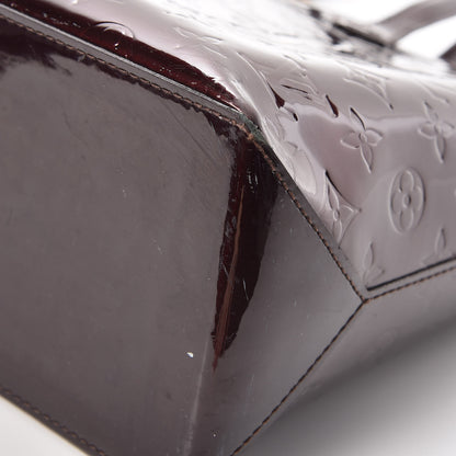 Louis Vuitton Vernis Wilshire MM Amarante 14 of 19