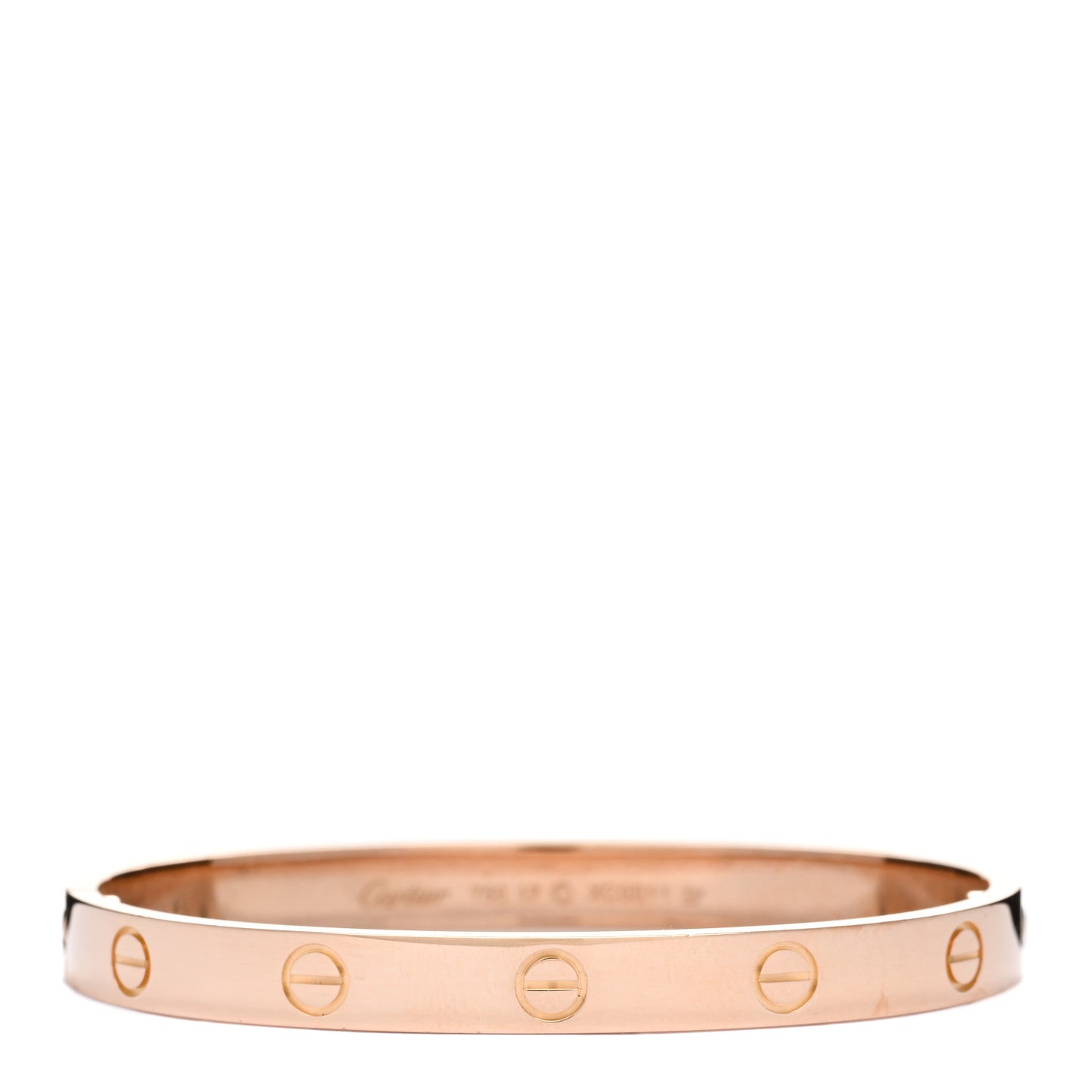 18K Pink Gold LOVE Bracelet 17