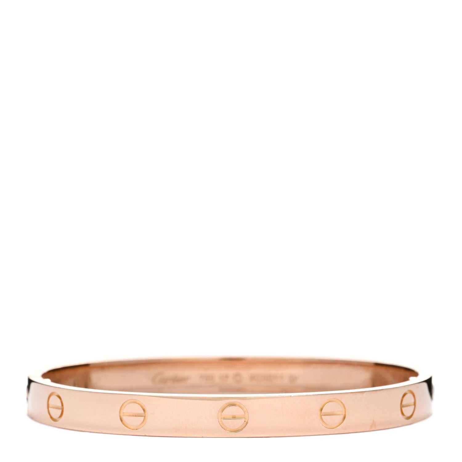 Cartier 18K Pink Gold LOVE Bracelet 17 1 of 4