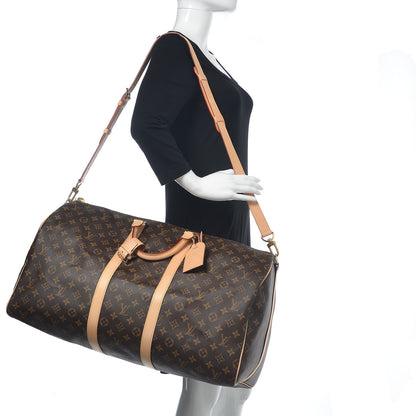 Louis Vuitton Monogram Keepall Bandouliere 55 3 of 12