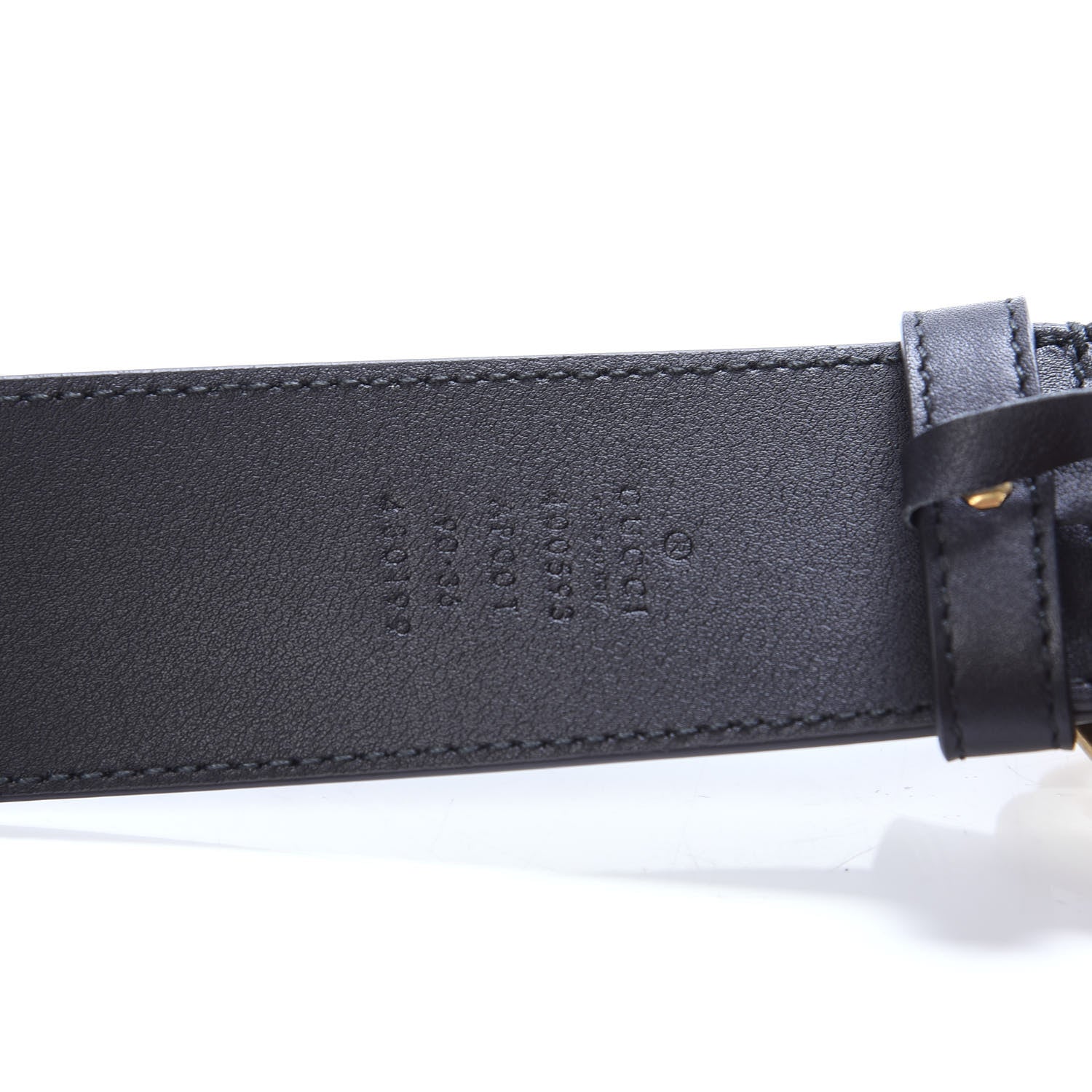 Gucci Calfskin Double G 40mm Belt 90 36 Black 5 of 6