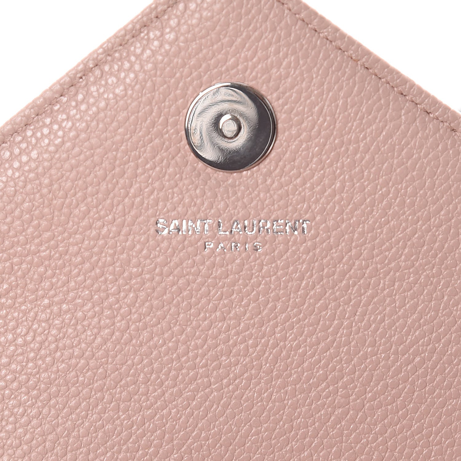 Saint Laurent Sheepskin Matelasse Monogram Classic Baby Chain Pale Pink Bag 6 of 13