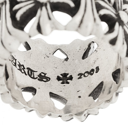 Chrome Hearts Sterling Silver Cemetery Cross Ring 54 6.75 7 of 7