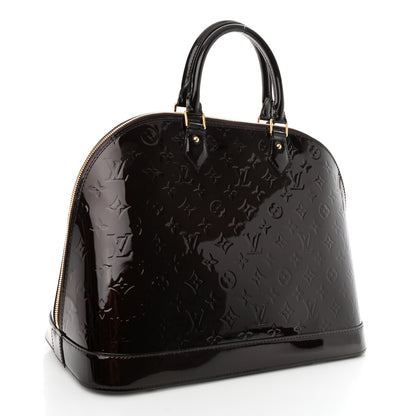 Louis Vuitton Vernis Alma GM Amarante 3 of 10