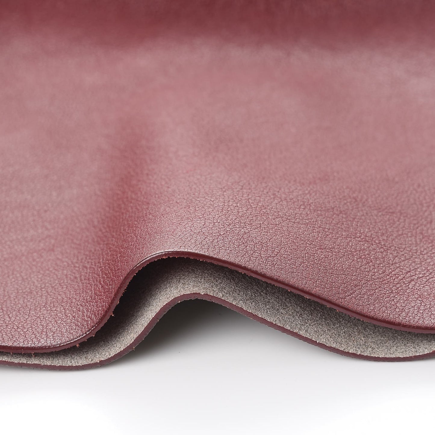 Calfskin Suede All Soft Shoulder Bag Burgundy