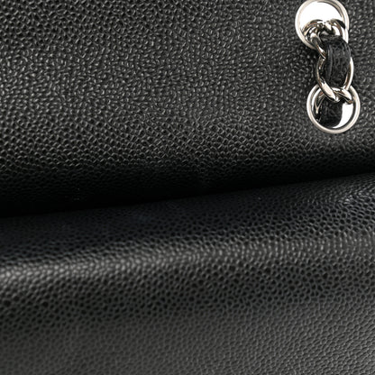 Chanel Caviar Quilted Maxi Double Flap Black 25 of 28