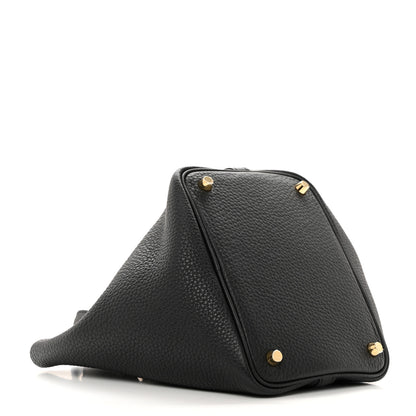 Hermes Taurillon Clemence Picotin Lock 18 PM Black 3 of 10