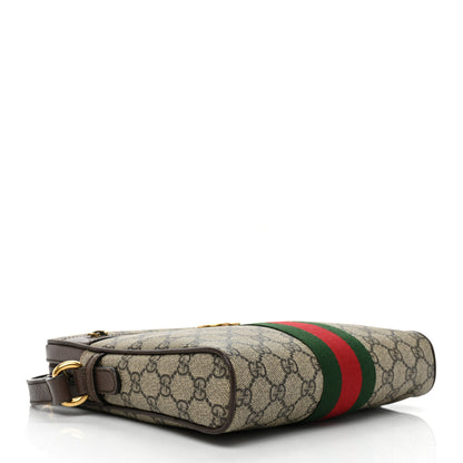 Gucci GG Supreme Monogram Web Small Ophidia Messenger Bag Brown 4 of 9