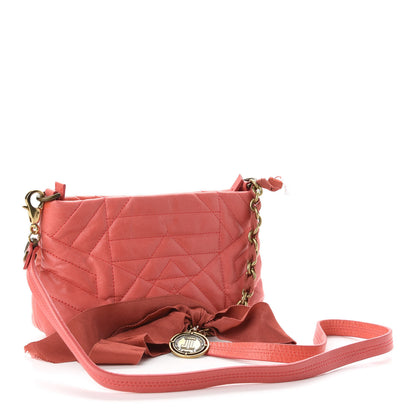Lanvin Lambskin Quilted Small Happy Shoulder Bag Pink 3 of 10