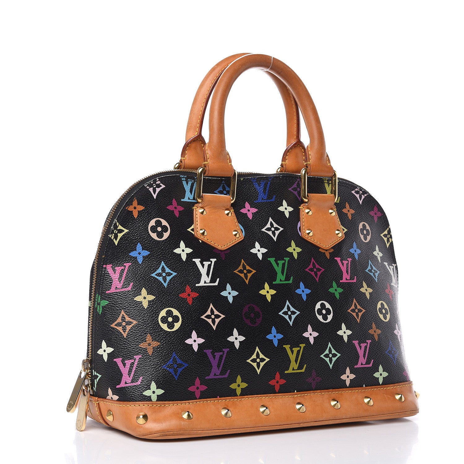 Louis Vuitton Monogram Multicolor Alma Black 3 of 16